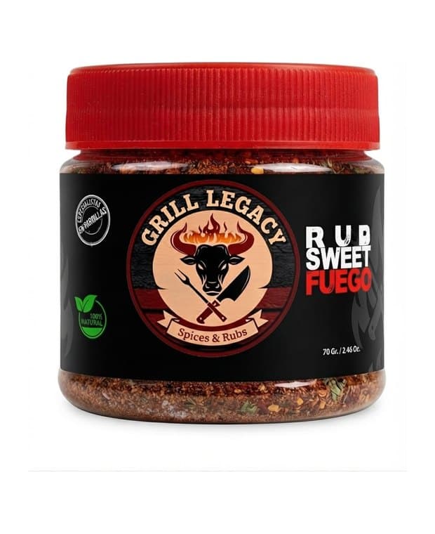 Envase de Rub Sweet Fuego